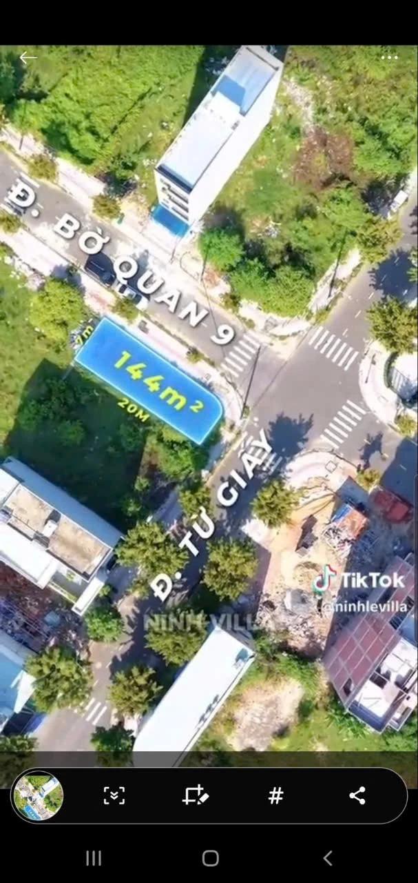 Bán lô đất biệt thự 2 mặt tiền ở vị trí đắc địa, Q.Ngũ Hành Sơn, TP. Đà Nẵng