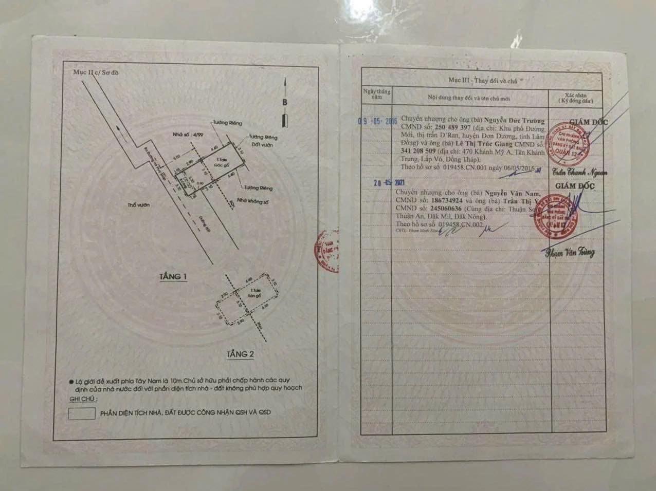 Hàng Hiếm nhà TL40, 1 lầu, 2 phòng ngủ, hẻm gần mặt tiền, sổ riêng, hỗ trợ vay