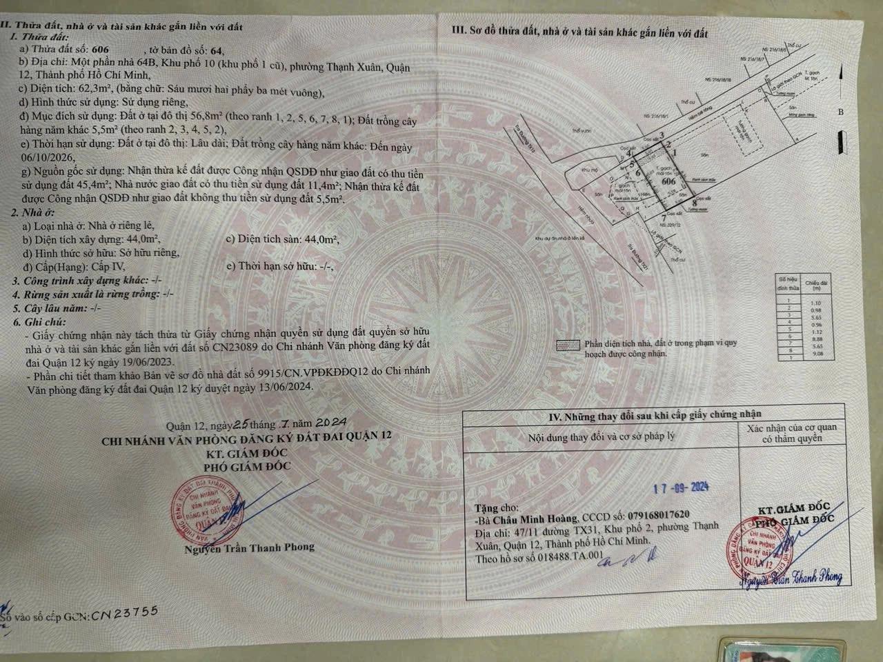 Đất Giá Rẻ Thạnh Xuân 13 – 5.7x11m – Sổ Riêng – Gần PiCity – Bán Đất Tặng Nhà