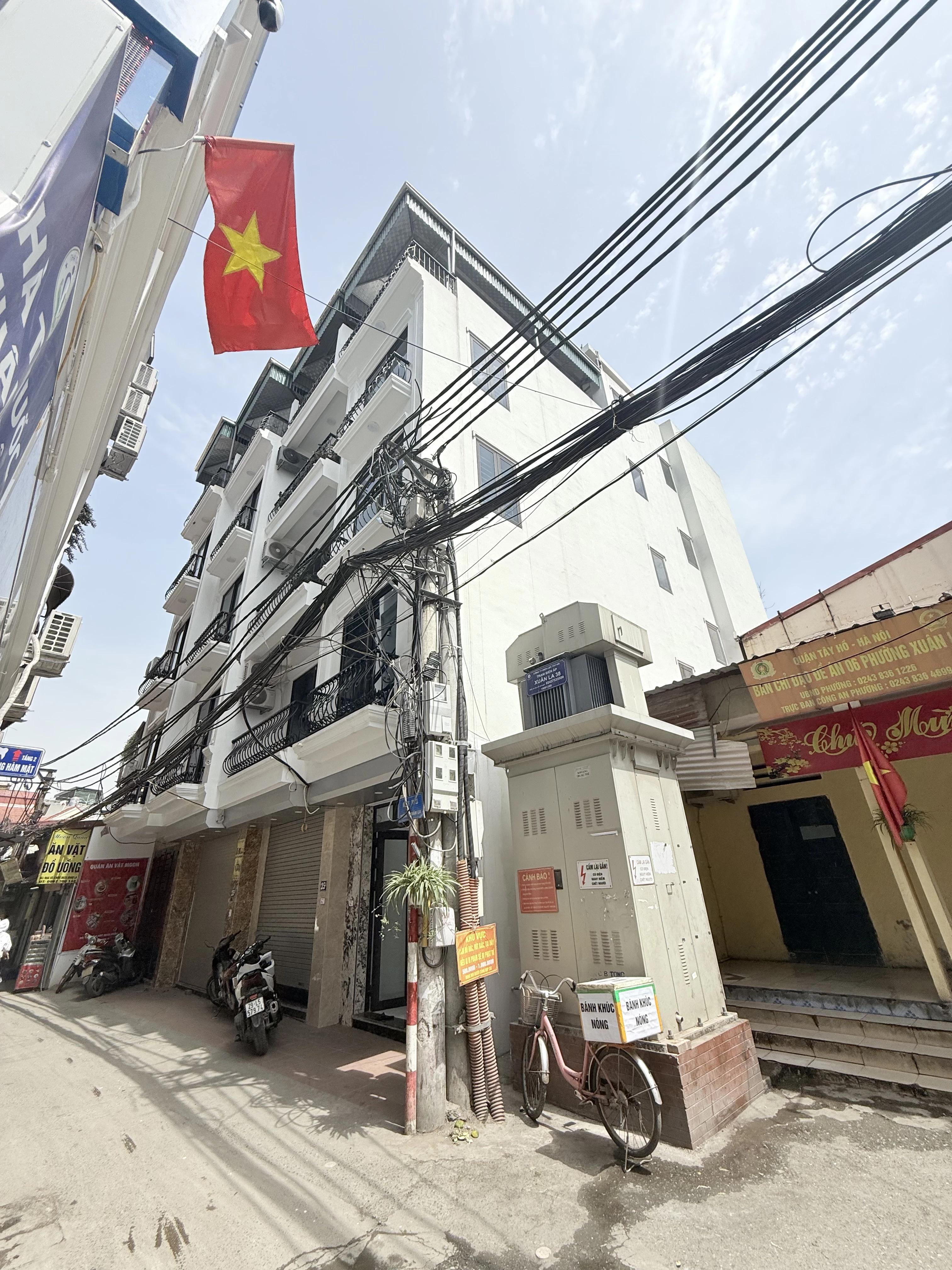 Bán nhà 5 tầng số 25 ngõ 38 xuân la dt 48m mặt ngõ kinh doanh